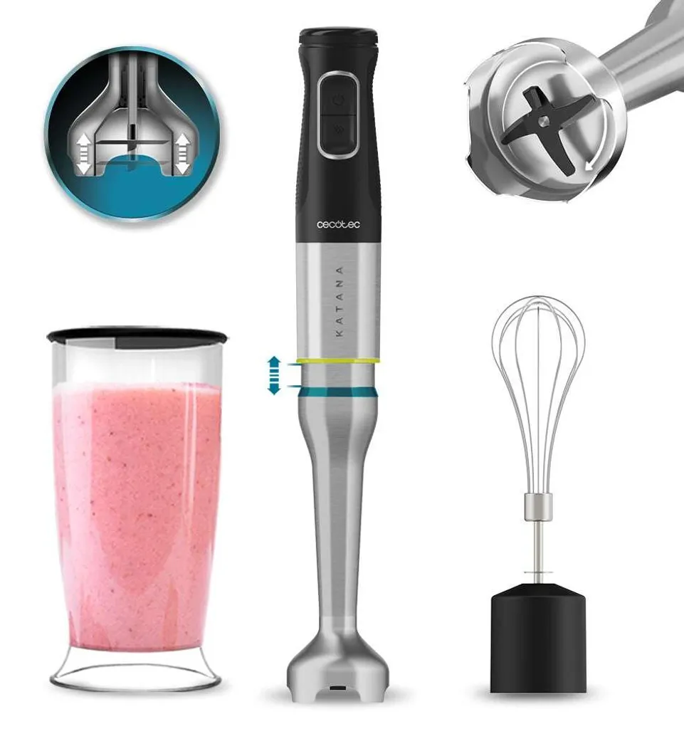 Cecotec Katana 12 Creme B Black Hand Mixer