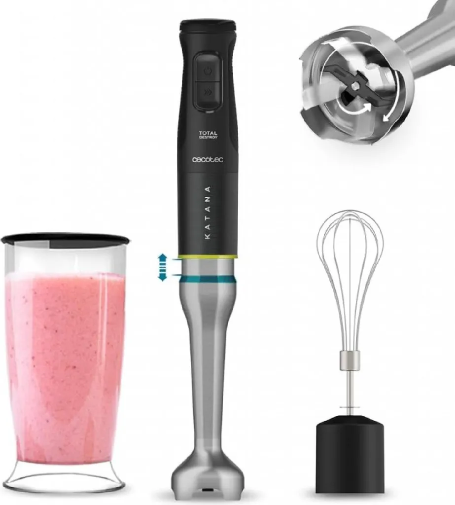 Cecotec Katana 15 TotalDestroy Cream B Black Hand Mixer 1500 W