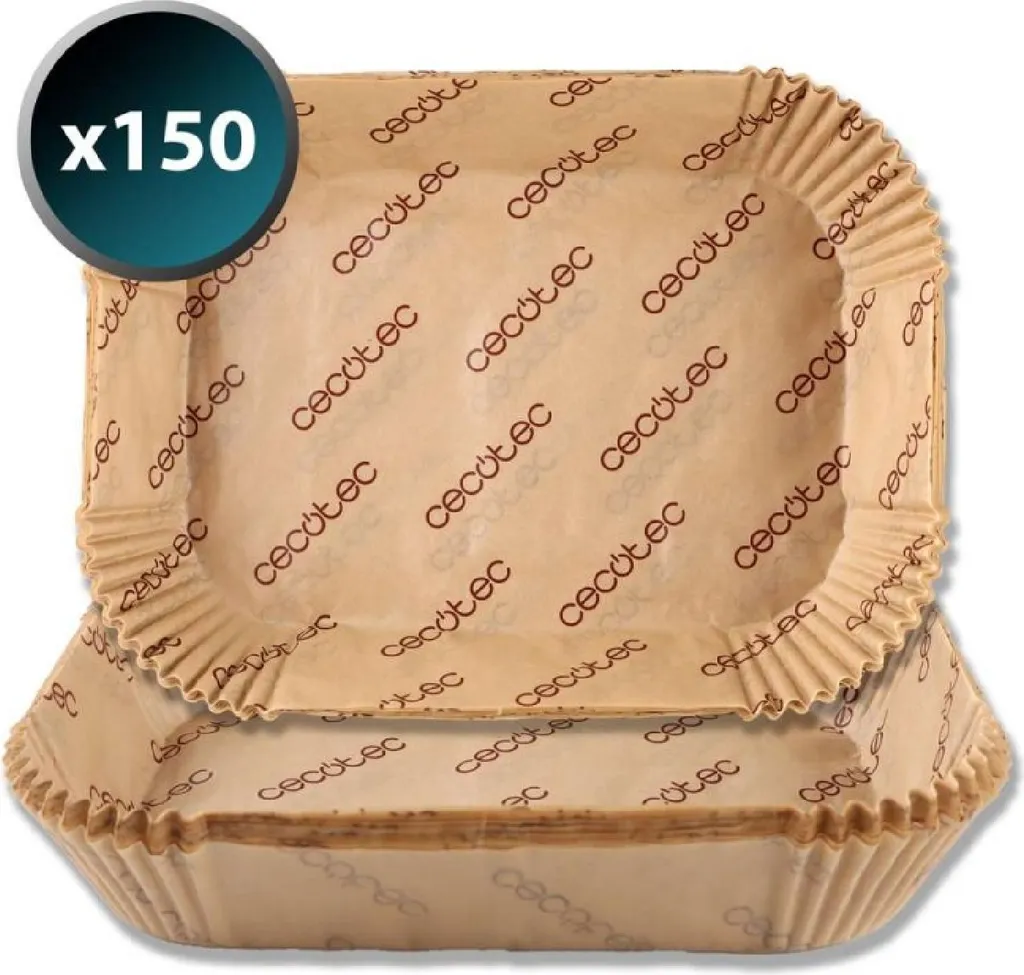 Cecotec Ölfreies Fritteusenzubehör Cecofry TwinBucket Paper Pack Accessories, 150 pcs