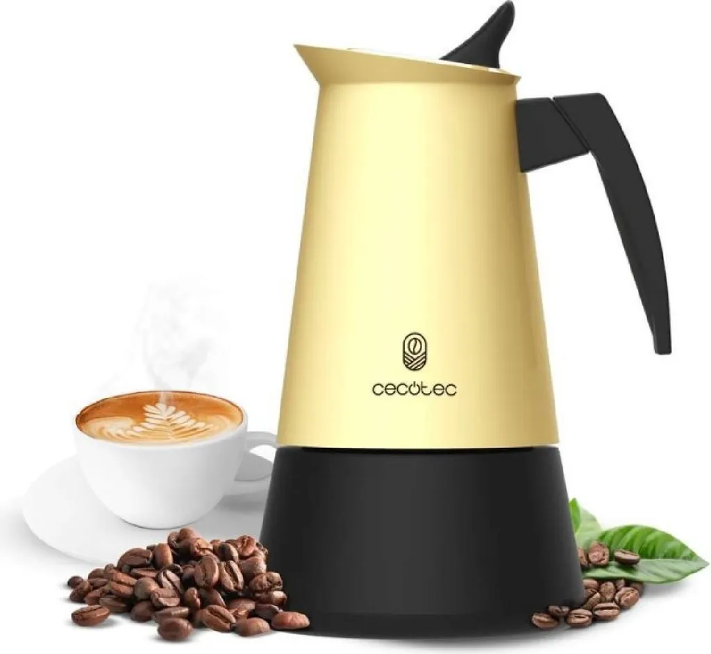 Cecotec Piccolina 600 Italian Coffee Machine, Beige