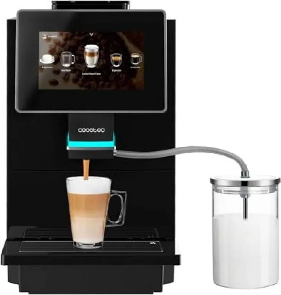 Cecotec Super Automatic Coffee Machine Cremmaet Touch OCS 1500W 19 Bar, Grinder, Milk Container