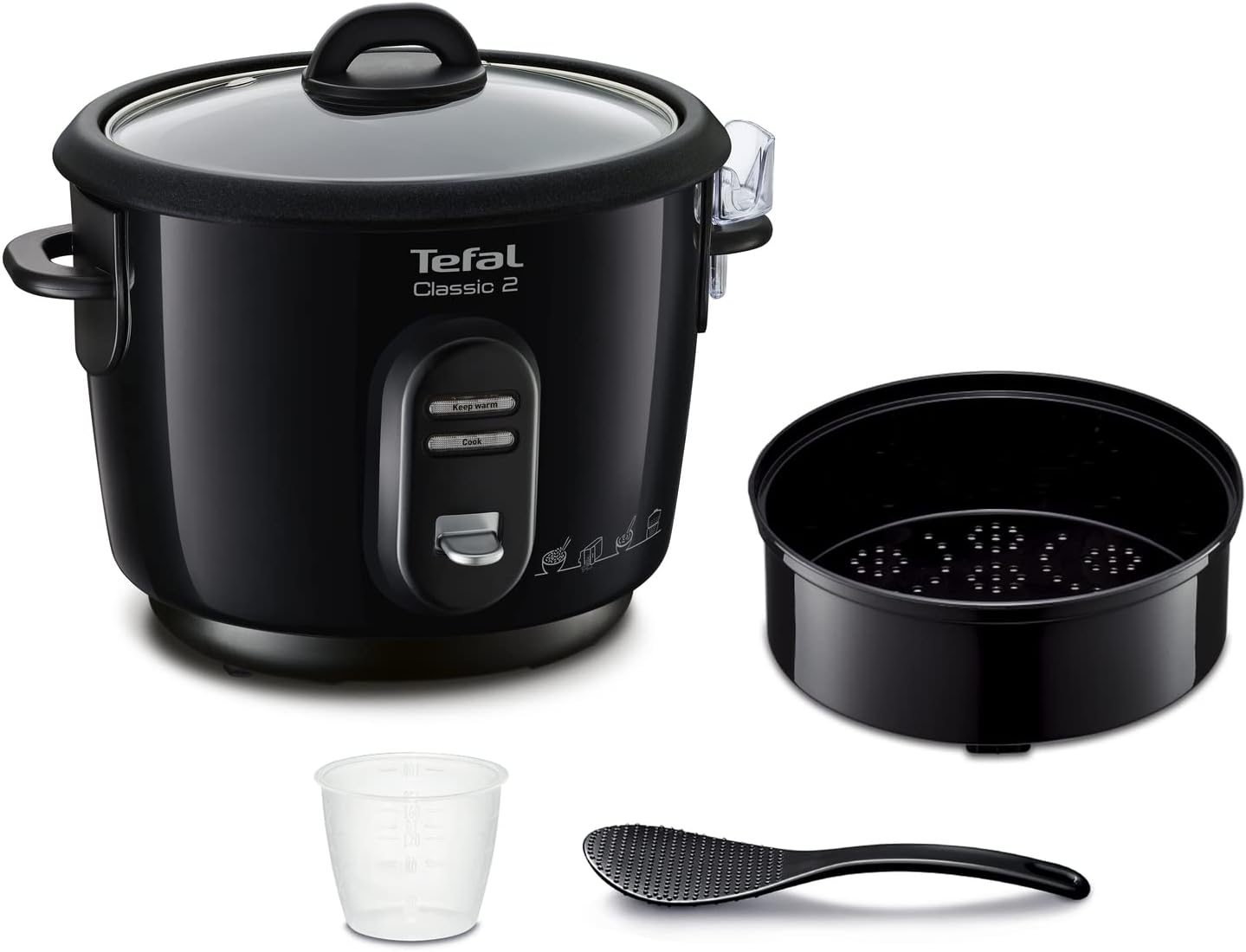 Tefal - RK102811 - Classic Black Metallic Rice Cooker
