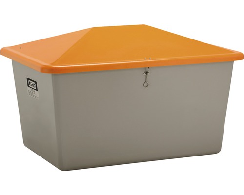 Cemo grit container grey 1100 l
