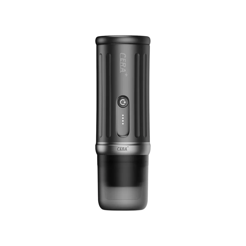 Cerapresso portable coffee machine – 13,500 mAh battery (3rd Gen), 20 bar, heats up in 150 seconds, for capsules & beans, 5–8 cups per charge, CERA+