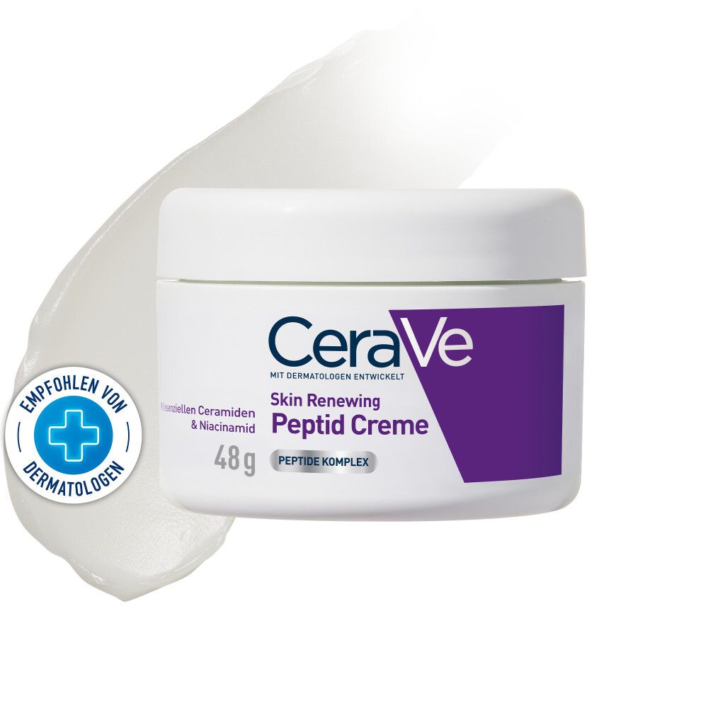 CeraVe Skin Renewing Peptide Cream: Plumping anti-aging cream for more supple skin, 48 g