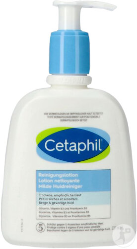 Cetaphil Cleansing Milk for Sensitive, Dry to Normal Skin, Pump Bottle 237ml