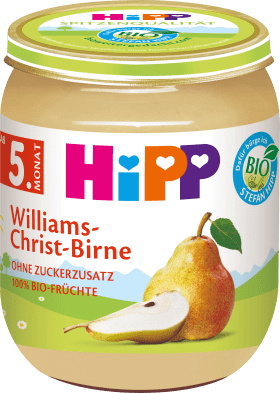 HiPP Fruits Williams-Christ pear, from the 5th month, 125 g