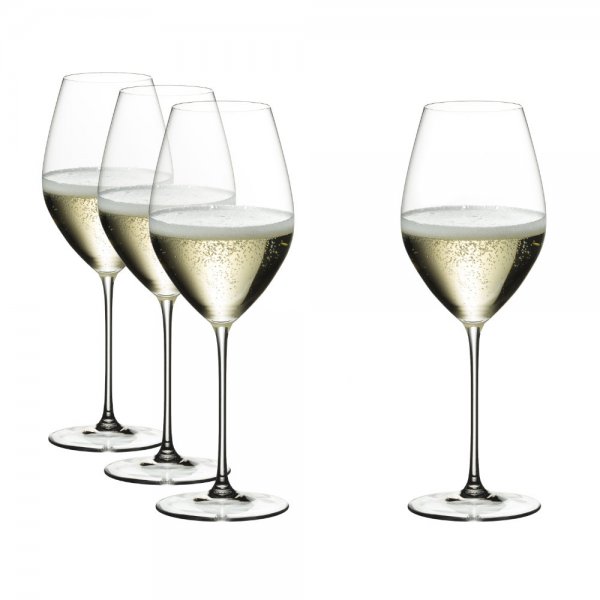 Veritas Champagne and Wine Glasses, 4-piece set by Riedel