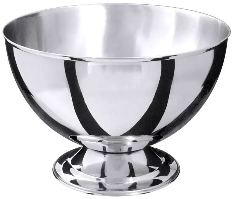 Champagne cooler, rolled rim, stainless steel, I: 9 ltr., D: 35 cm, H: 25.5 cm