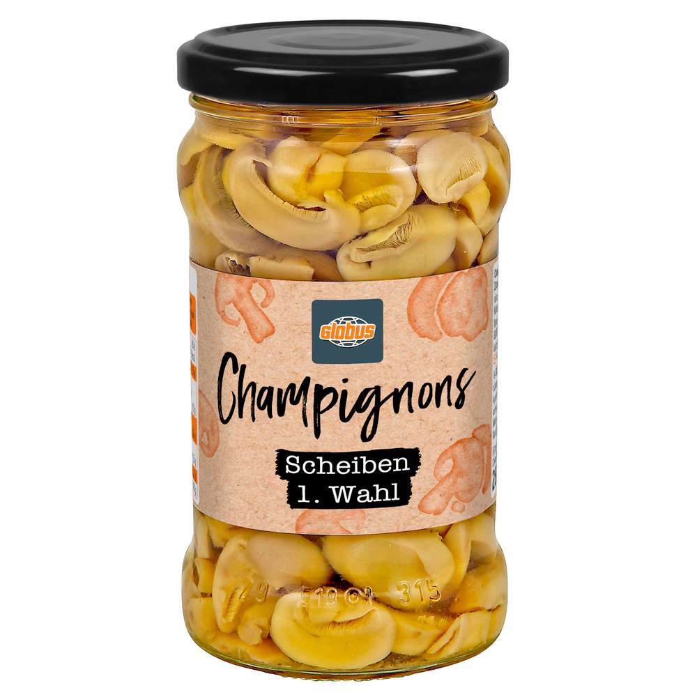 GLOBUS Champignons 1.Wahl in Scheiben