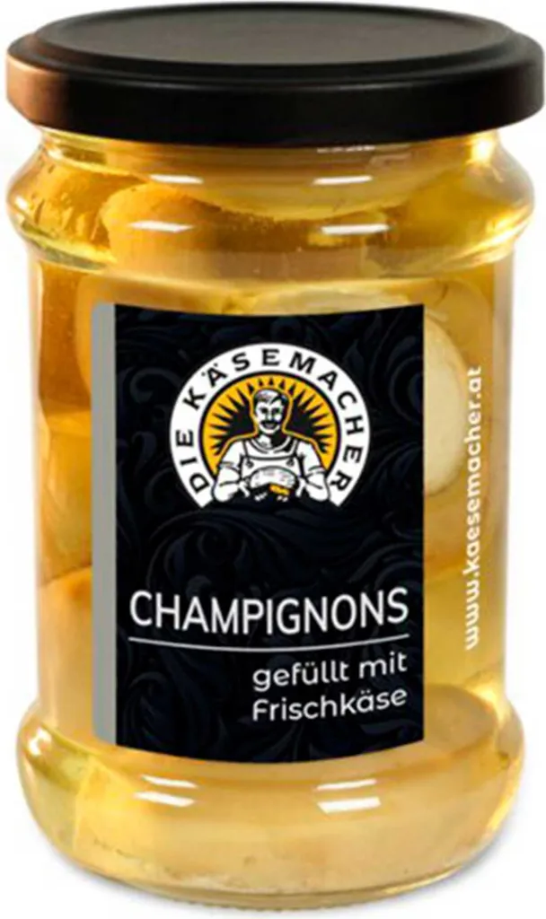 Die Käsemacher GmbH Mushrooms stuffed with cream cheese 250g from Die Käsemacher 250g