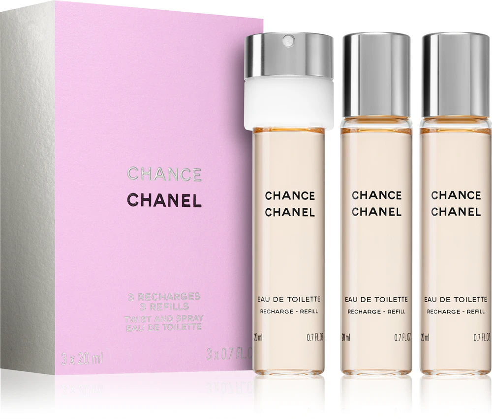 Chanel Chance Eau de Toilette for women 3x20 ml
