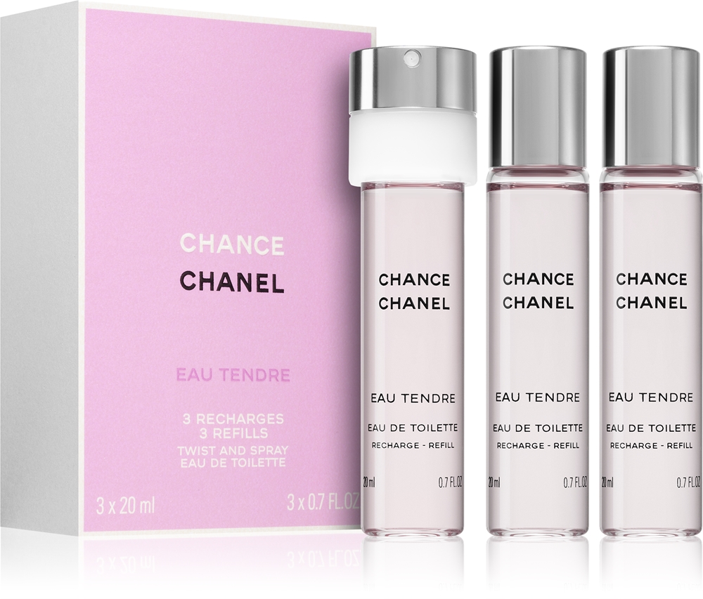 Chanel Chance Eau Tendre Eau de Toilette for women 3x20 ml