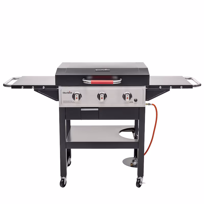 Char-Broil Gas Grill Griddle 3400 with large cast iron plate #140998