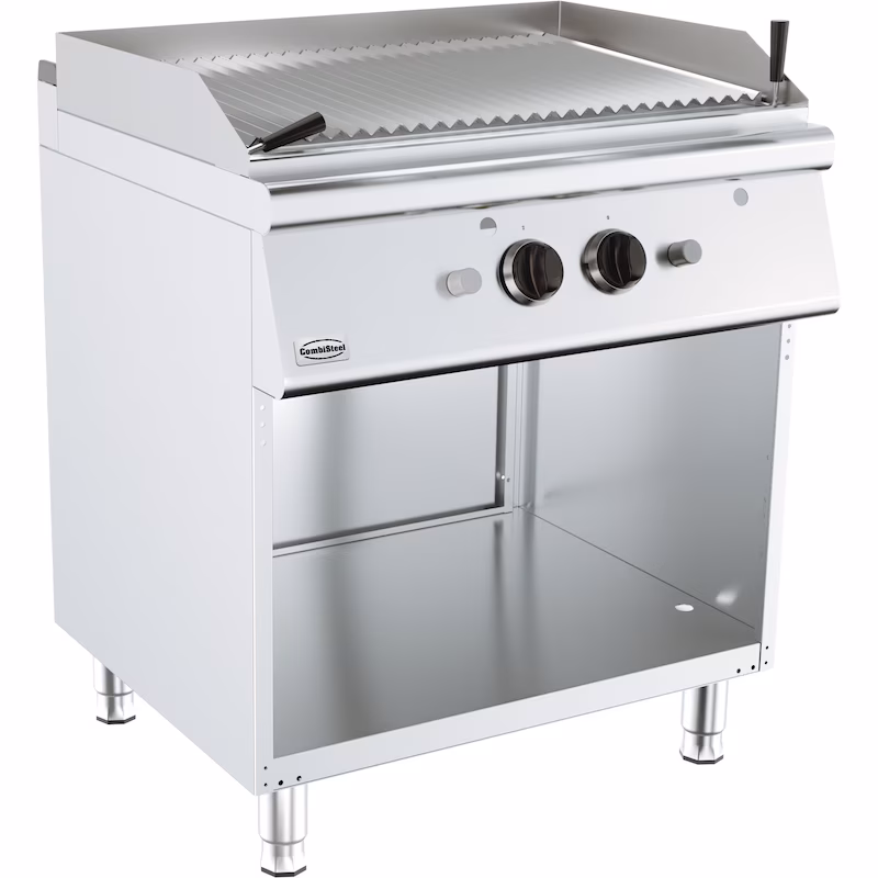 Chefgastro Base 700 gas lava stone grill WxDxH 800x700x900mm