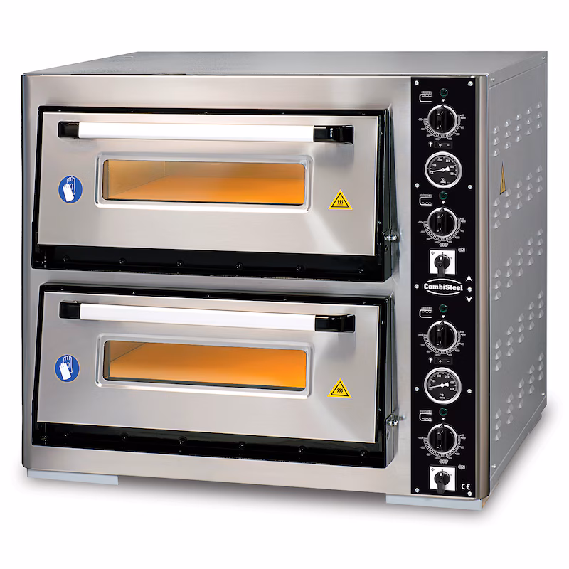 Chefgastro Electric Pizza Oven Double 2x6 WxDxH 890x1100x760mm
