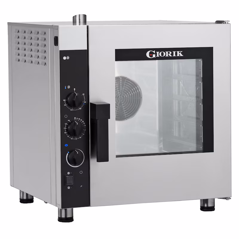 Chefgastro convection oven with steam injection, 5 x 2/3 GN, W x D x H 600 x 700 x 660 mm