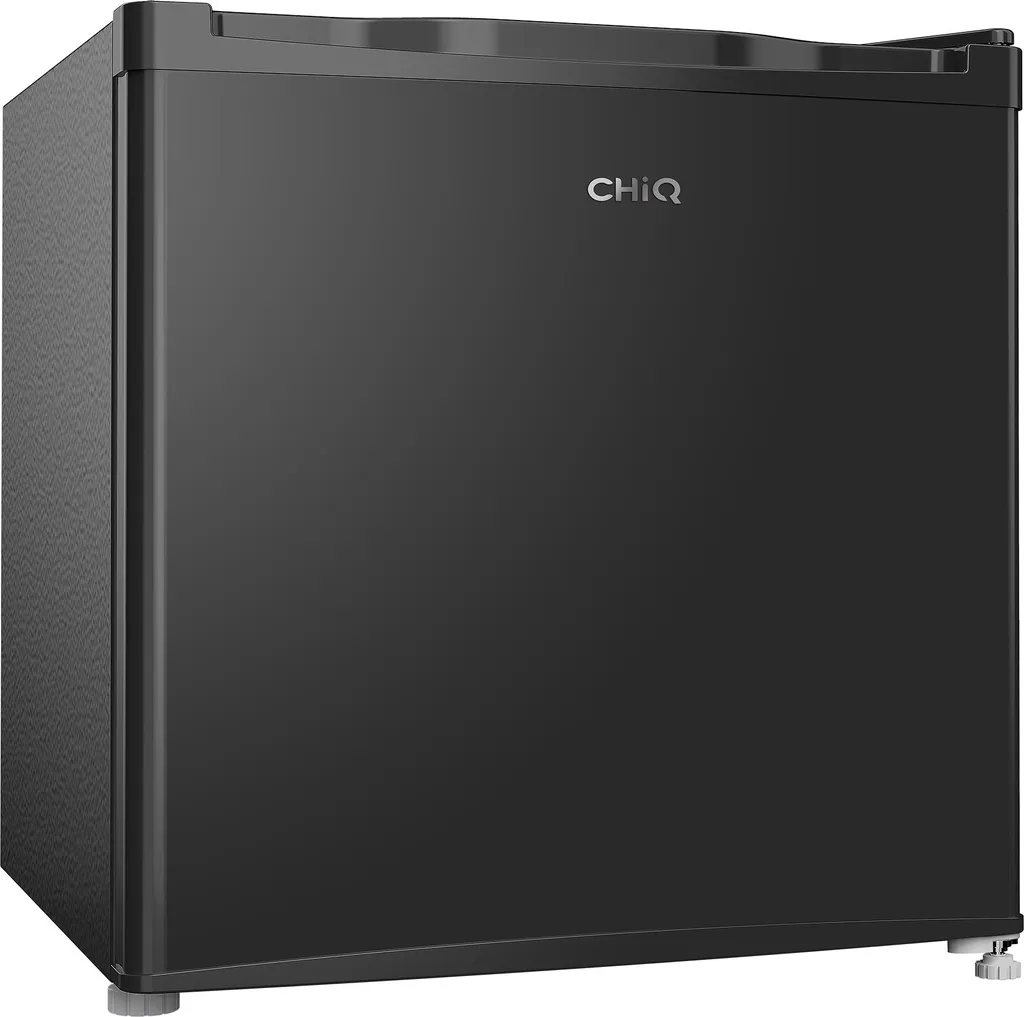 ChiQ CSD31D4E Mini Fridge with Ice Compartment, Dual Function, Reversible Door, Adjustable Thermostat, Black