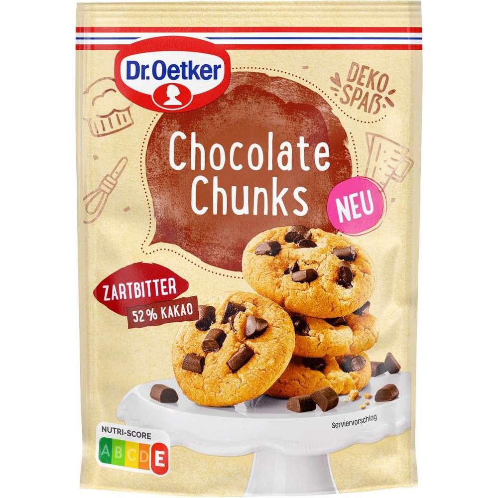 Dr. Oetker Chocolate Chunks, dark chocolate