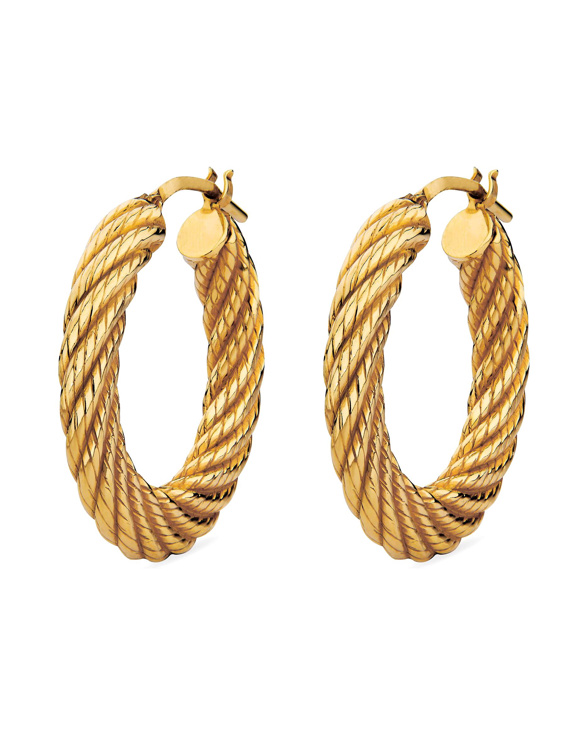 CHRIST hoop earrings 925 silver