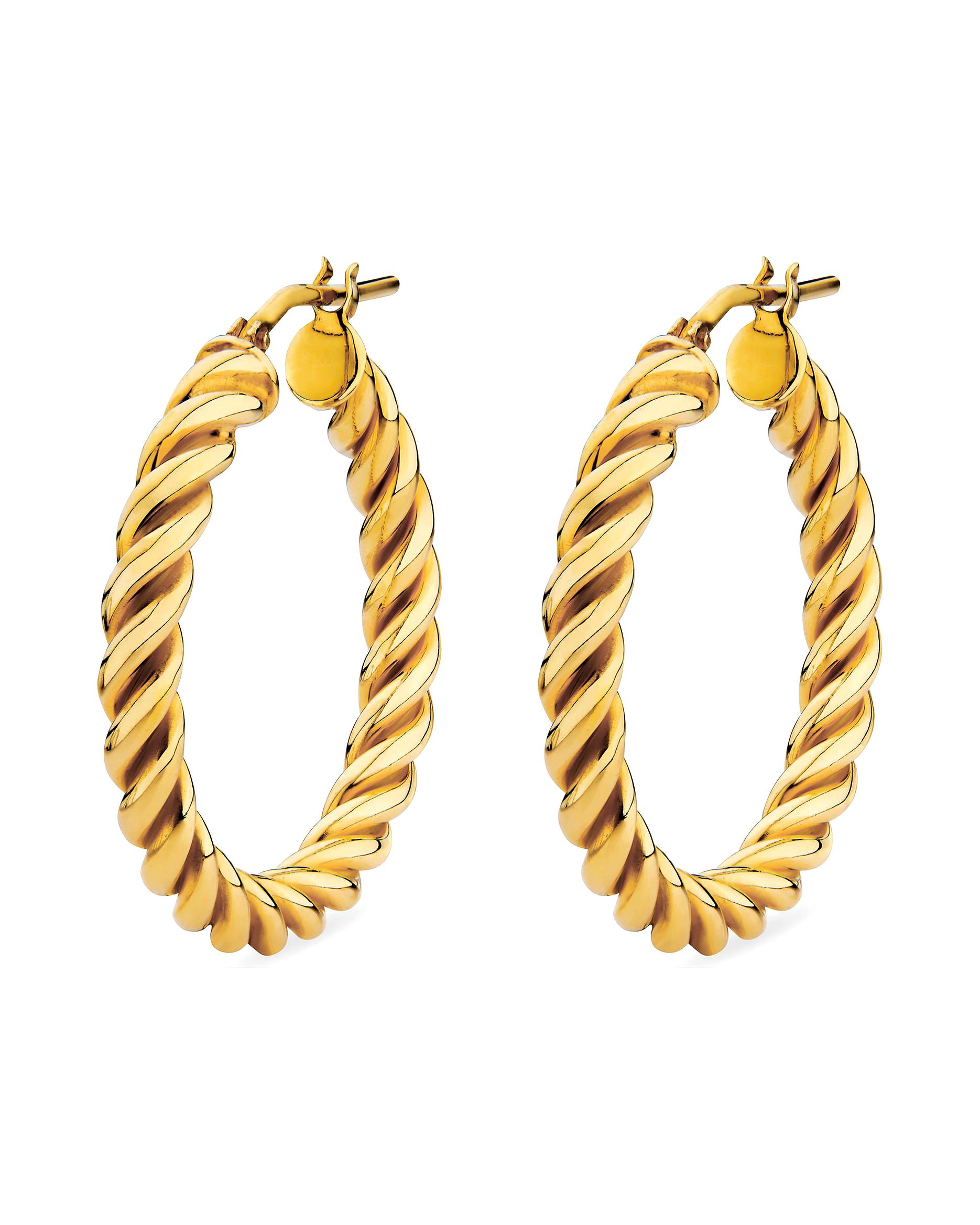 CHRIST hoop earrings 925 silver