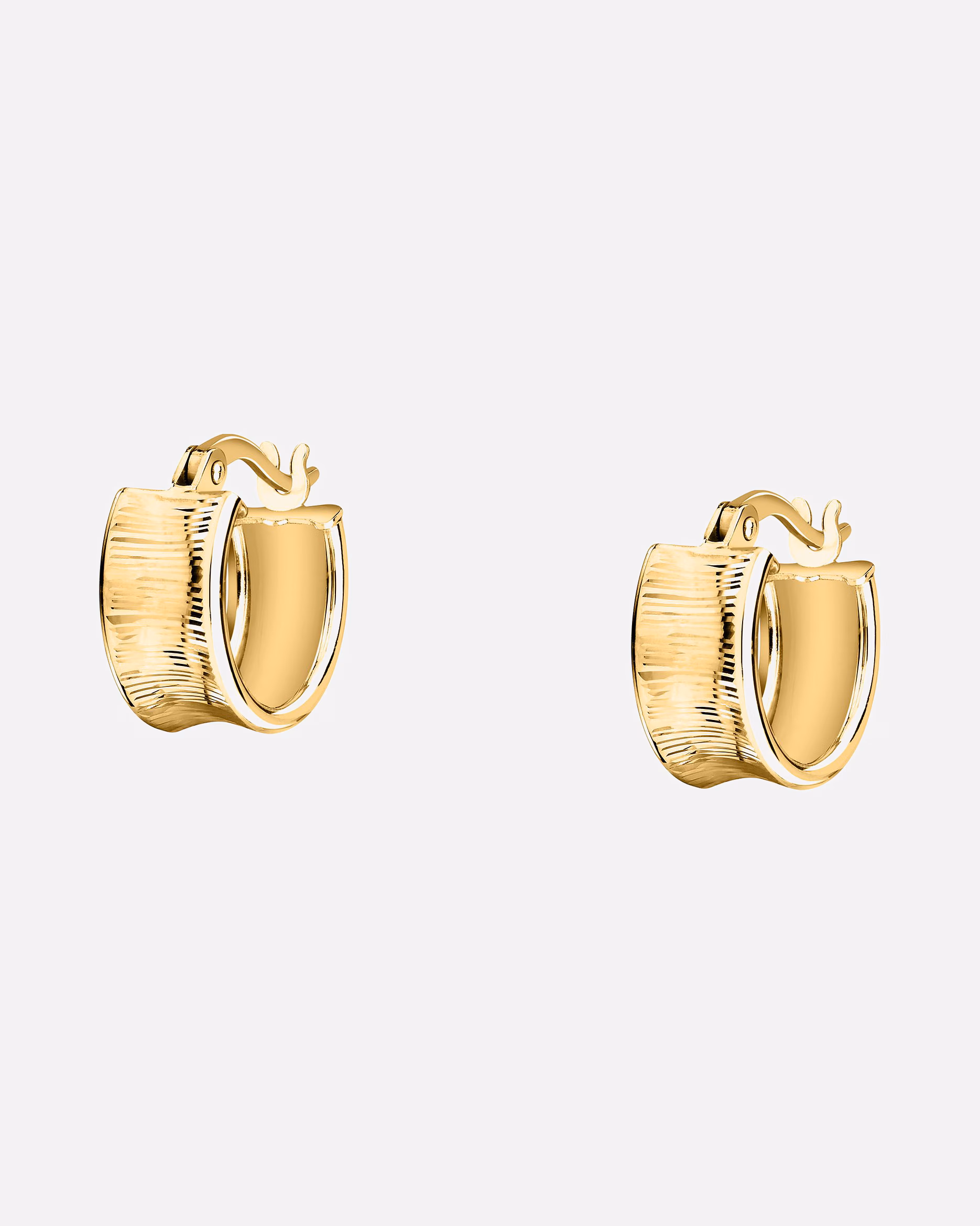 CHRIST earring hoop earrings 375 yellow gold