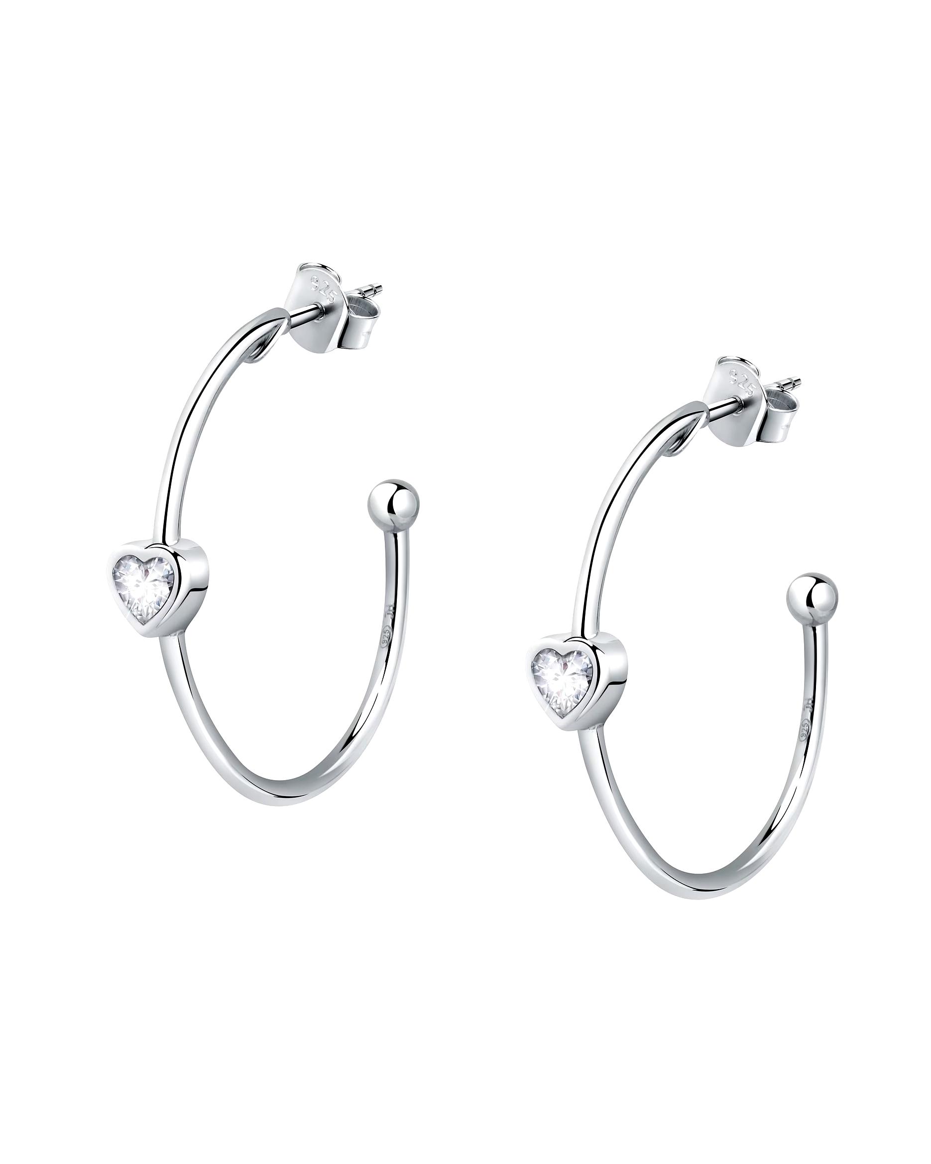 CHRIST earring hoop earrings 925 silver, recycled