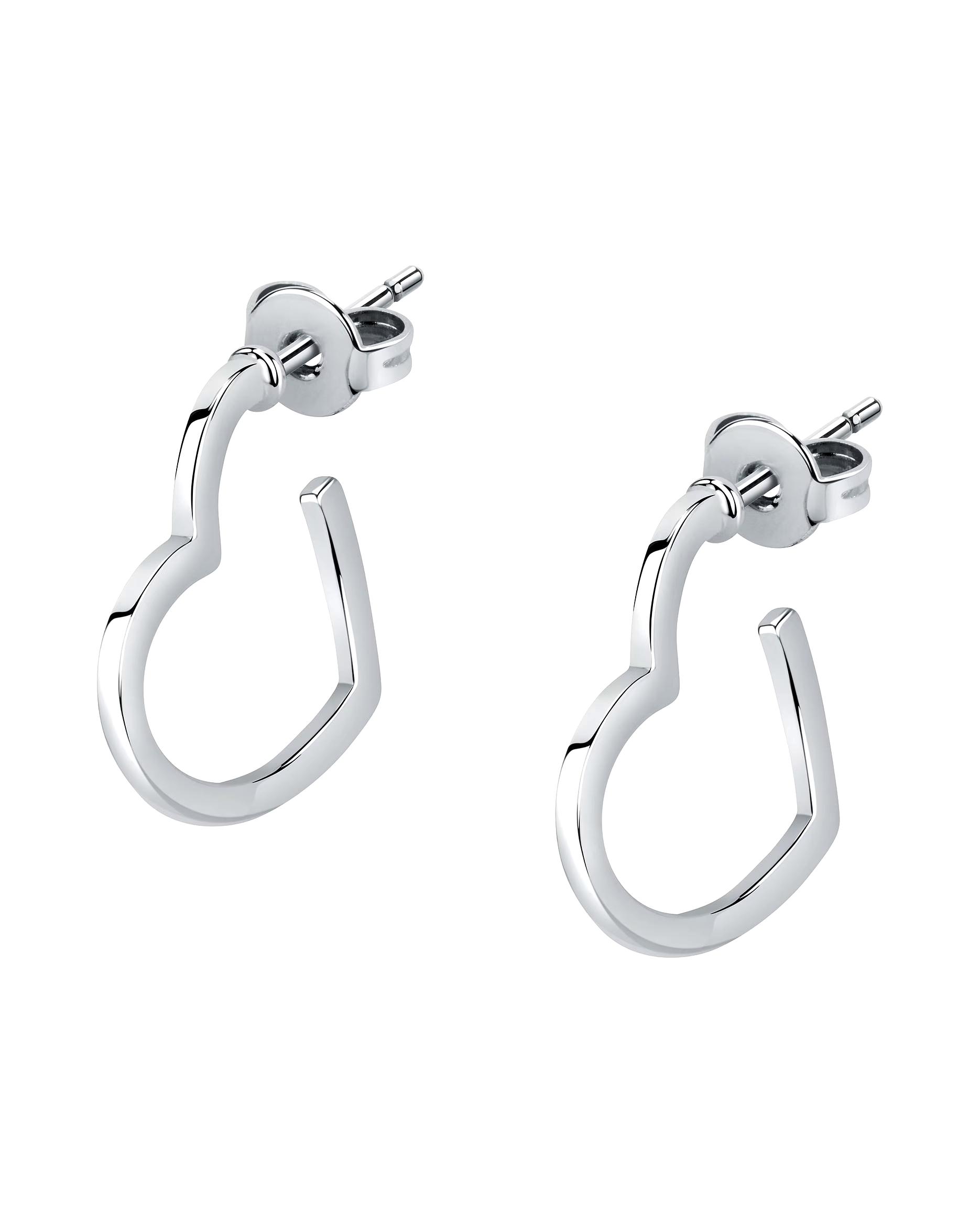 CHRIST earring hoop earrings 925 silver, recycled