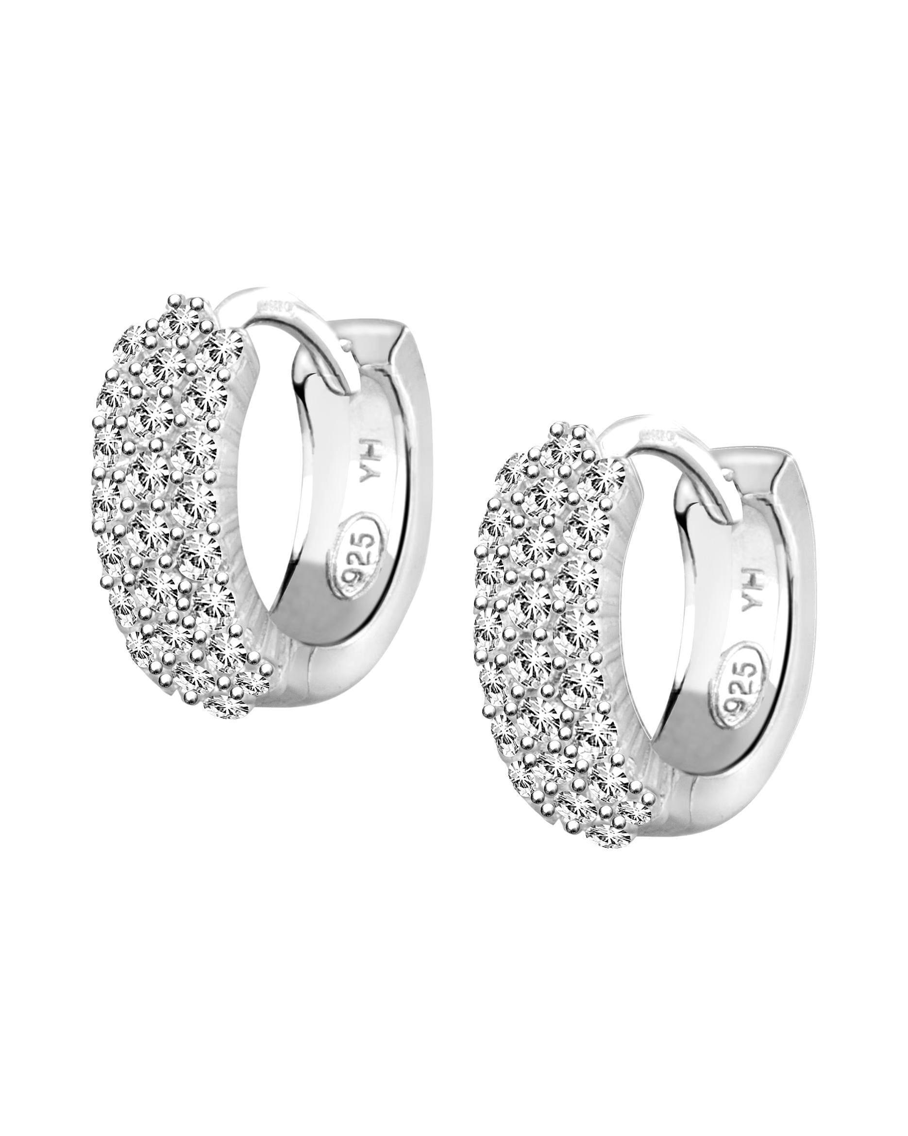 CHRIST earring hoop earrings 925 silver, recycled
