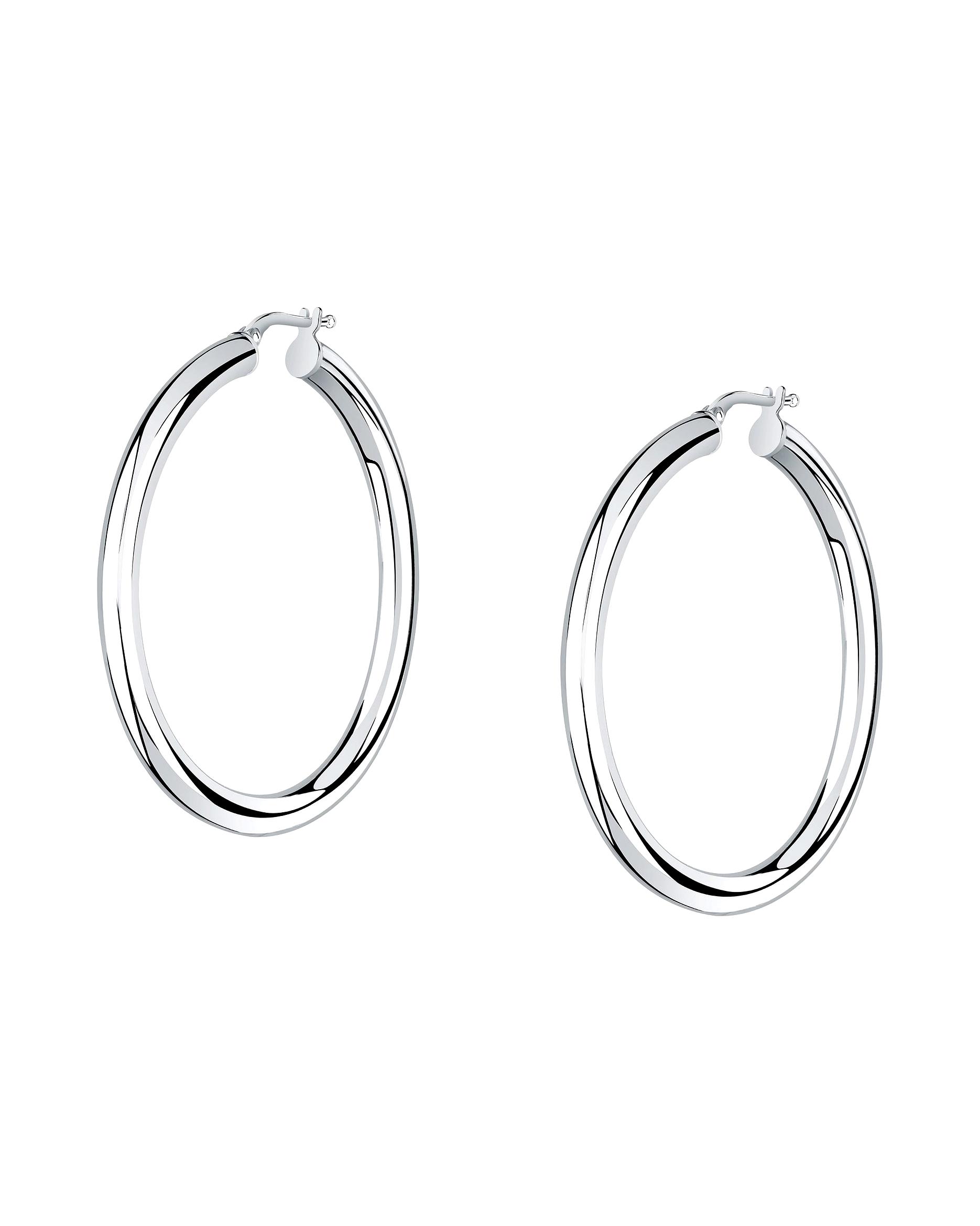 CHRIST earring hoop earrings 925 silver, recycled