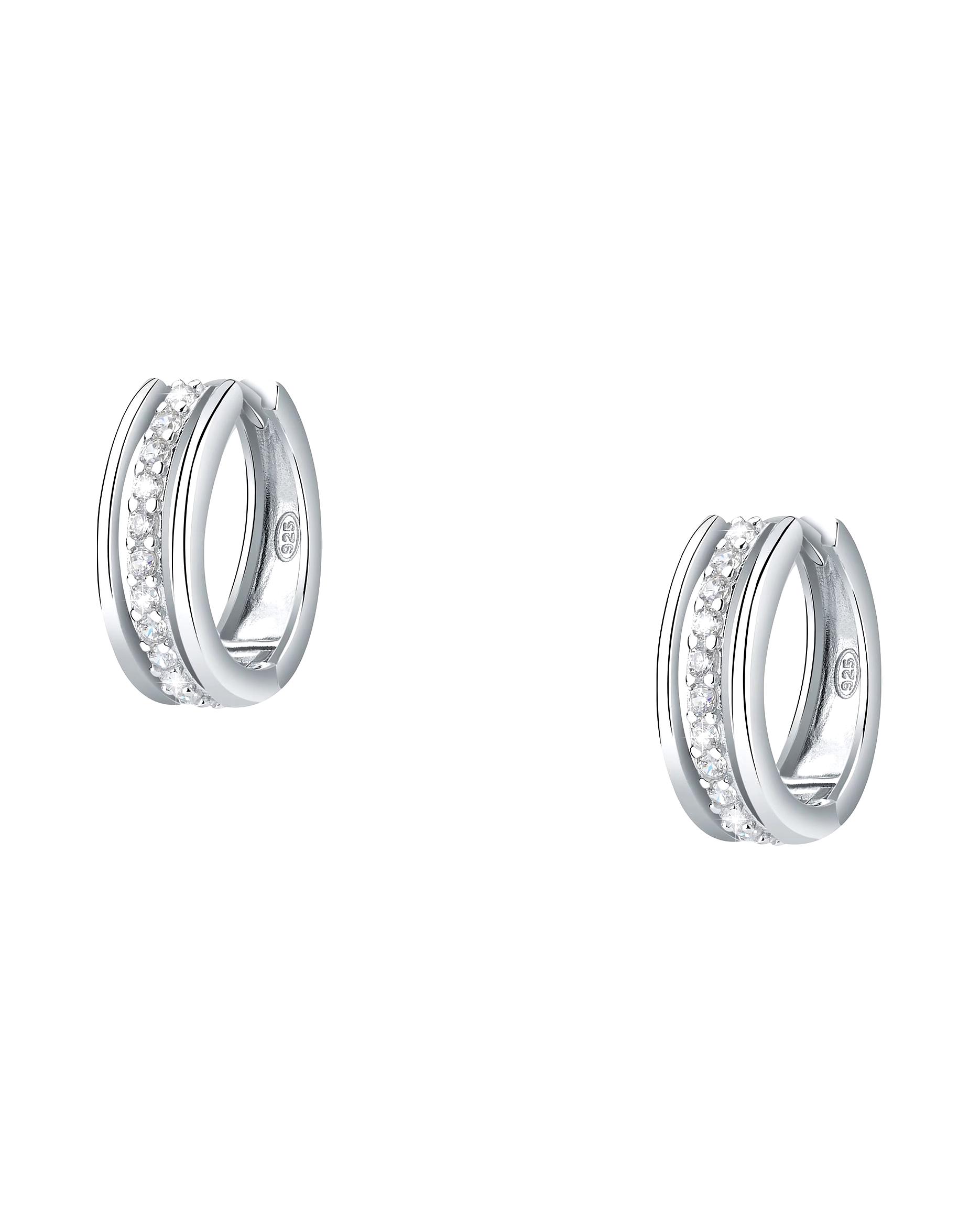CHRIST earring hoop earrings 925 silver, recycled