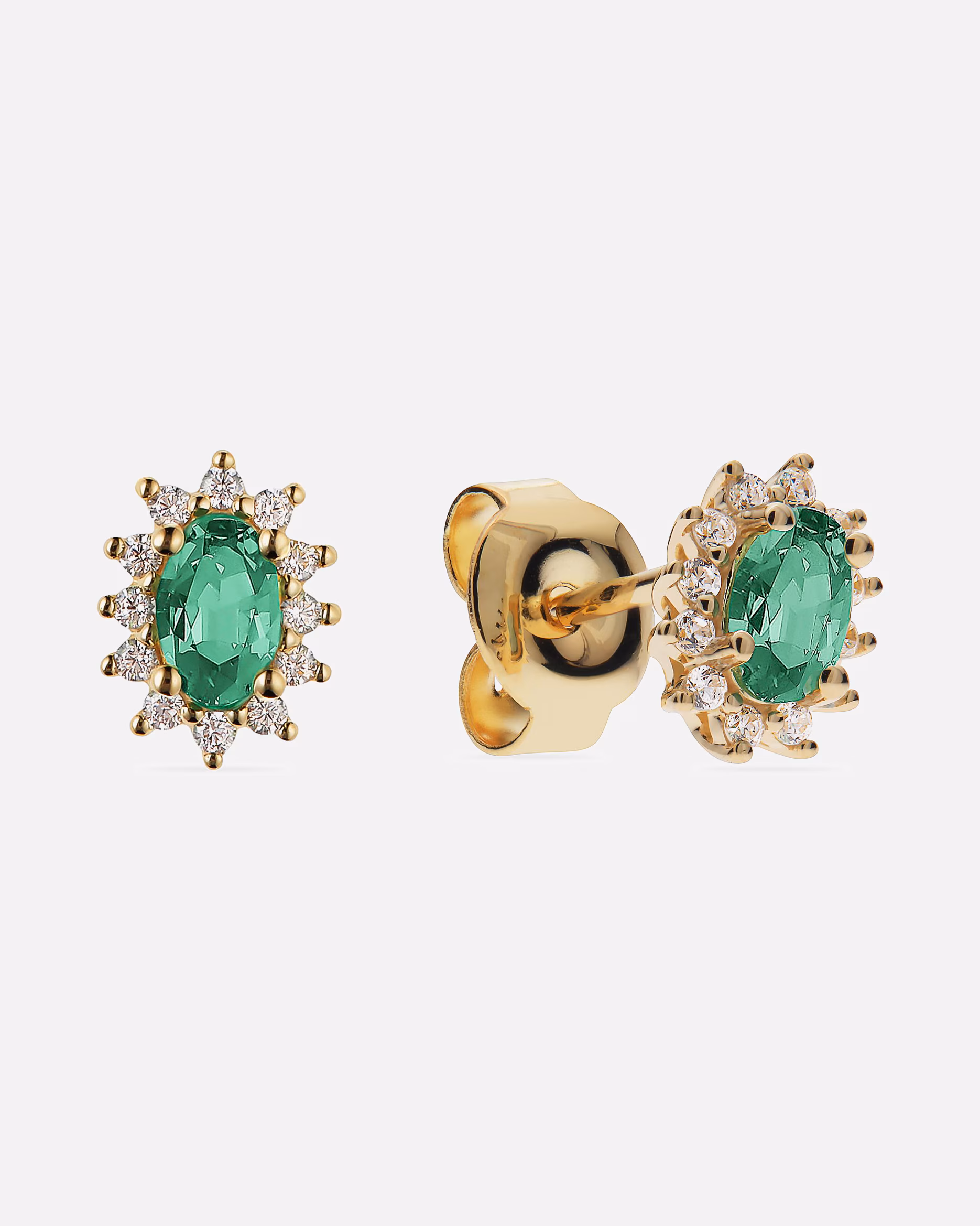 CHRIST earring stud earrings 585 yellow gold