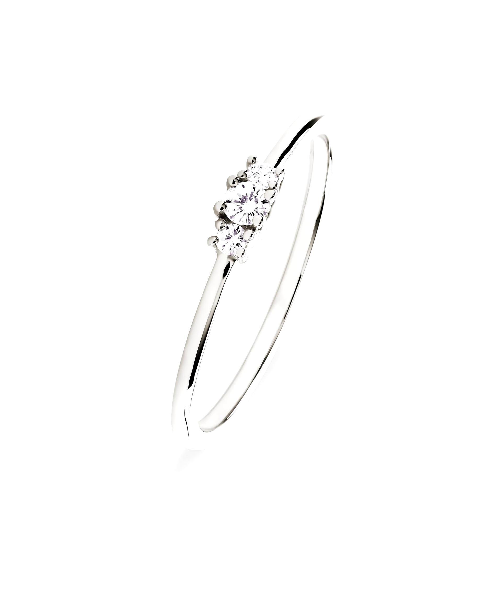 CHRIST ring women's ring 375 white gold