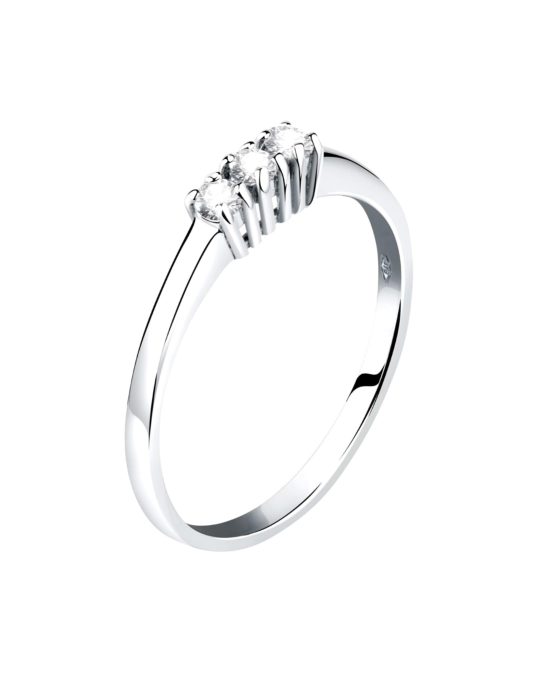 CHRIST ring women's ring 375 white gold