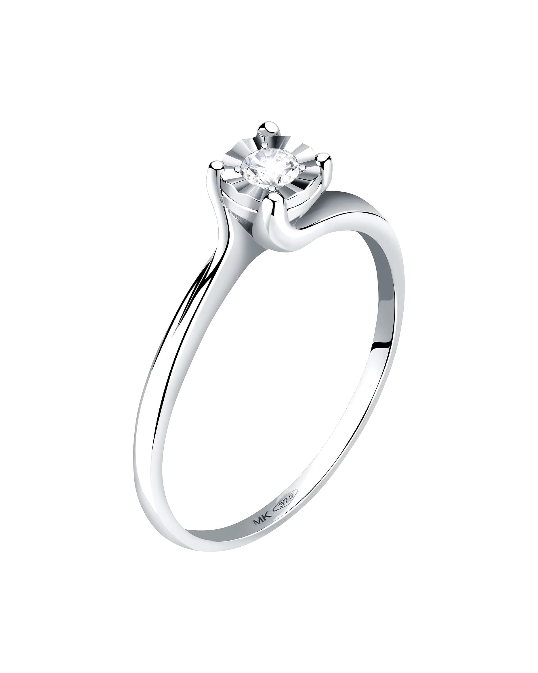 CHRIST ring women's ring 375 white gold
