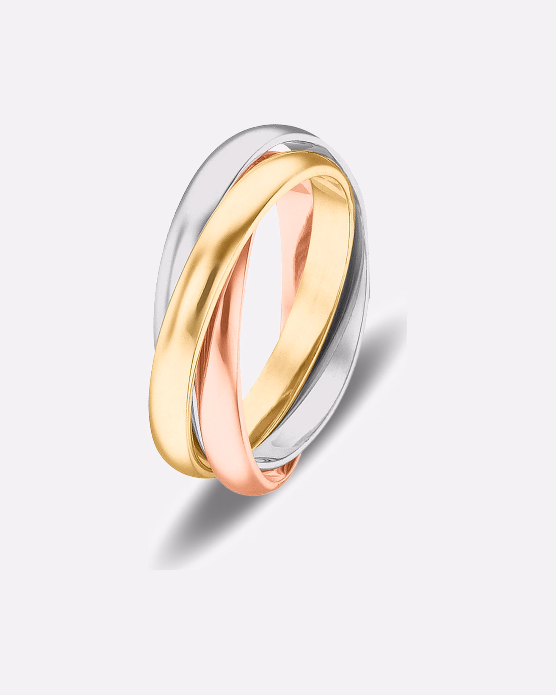 CHRIST ring women's ring 585 yellow gold, 585 white gold, 585 red gold