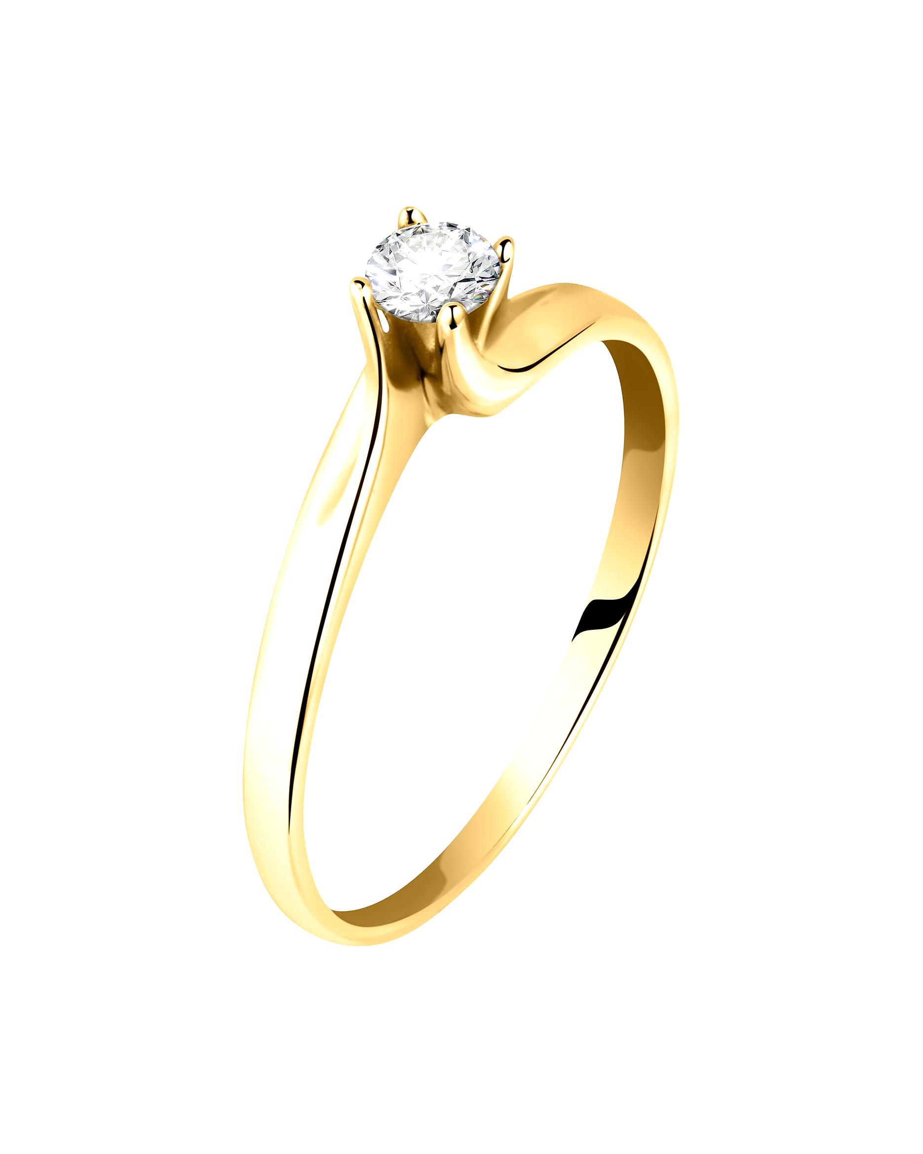 CHRIST ring women's ring 750 yellow gold