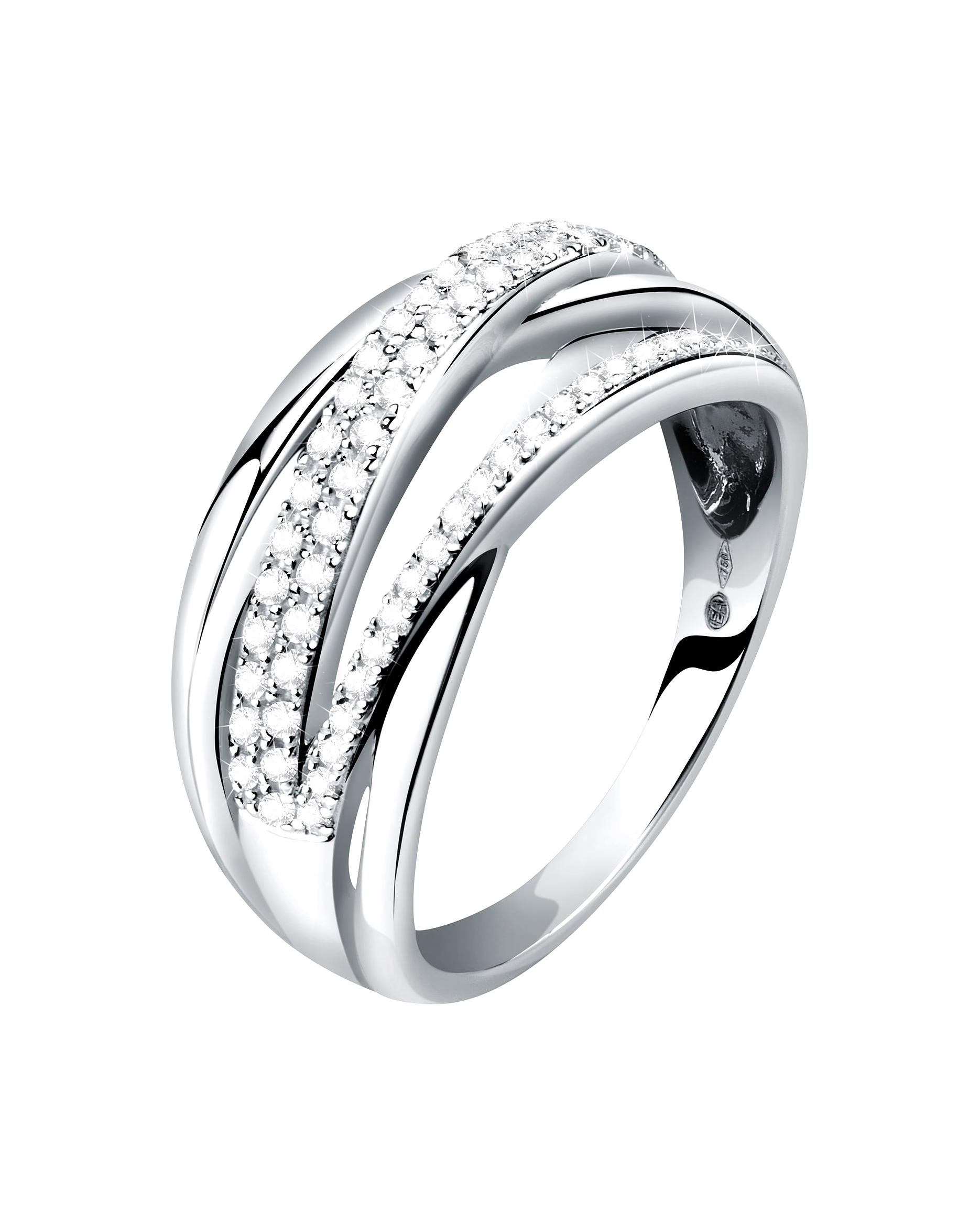 CHRIST ring women's ring 750 white gold