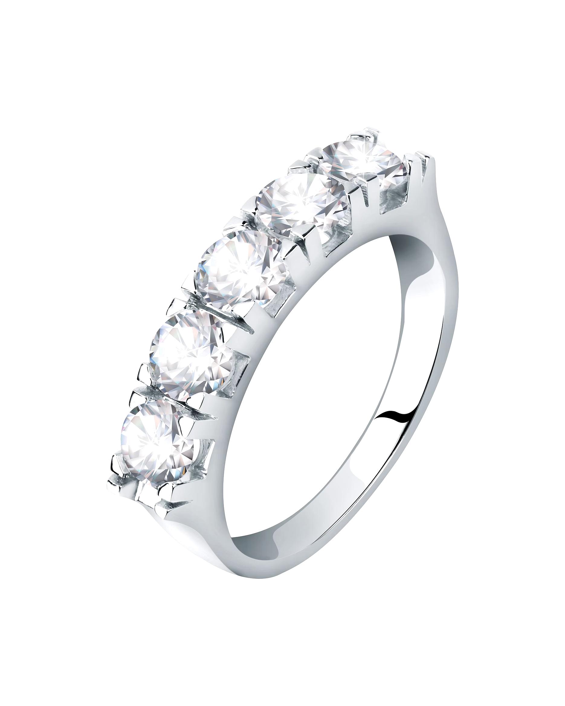 CHRIST ring women's ring 750 white gold