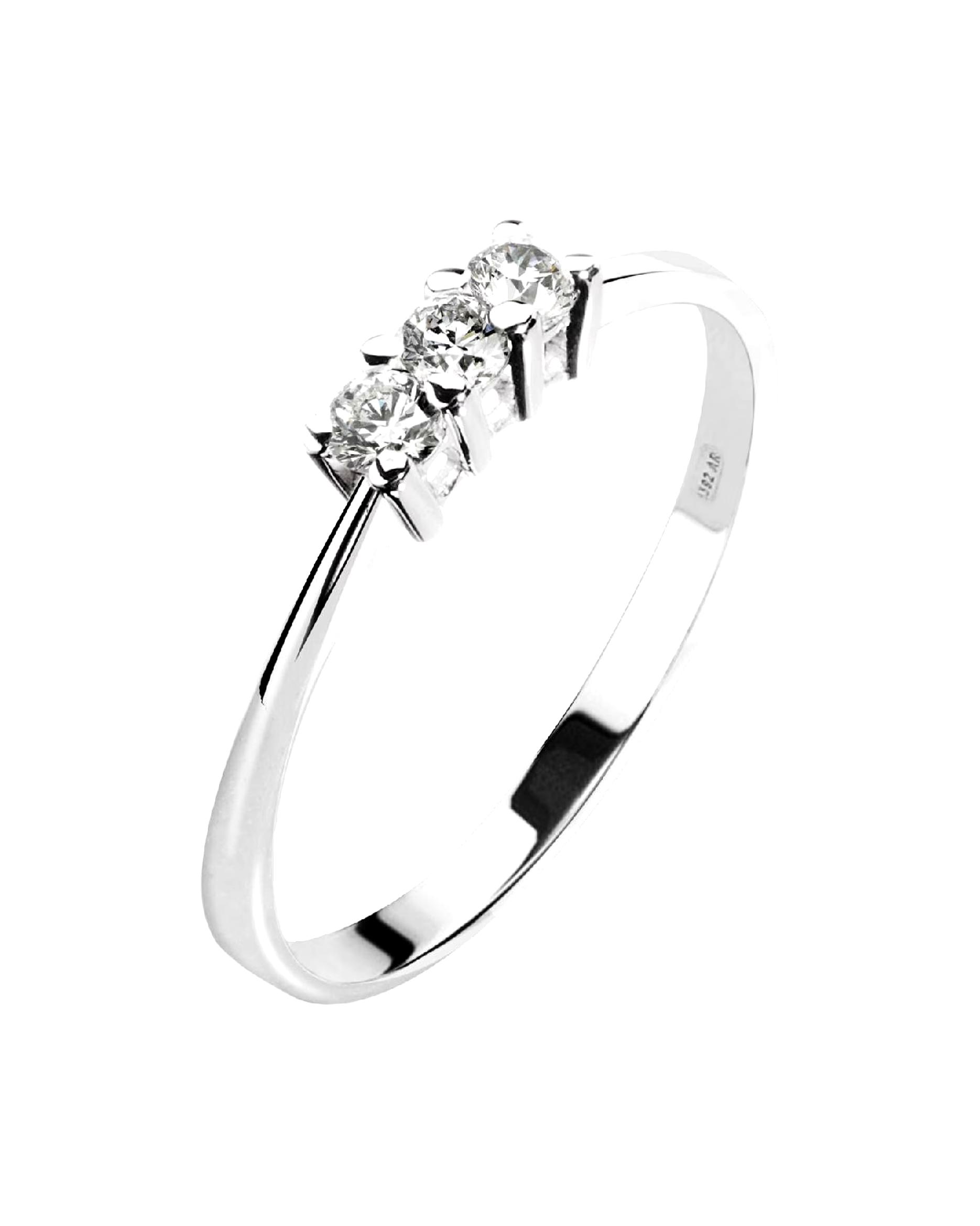 CHRIST ring women's ring 750 white gold