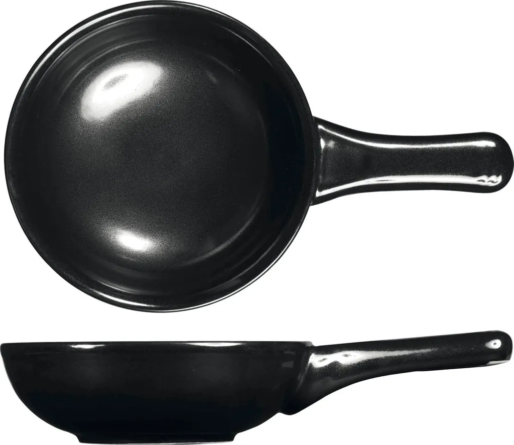 CHURCHILL Art de Cuisine Rustics saucepan, ø: 245 mm, black