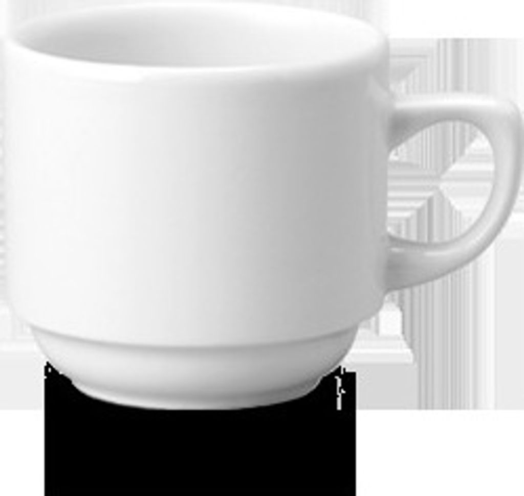 Churchill Super Vitrified White Maple Espresso Cup 9cl, 24 pieces, White, Round