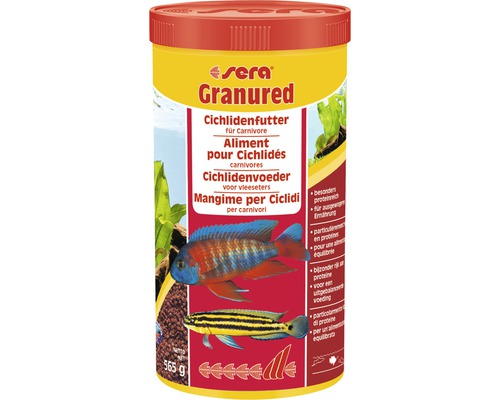 Cichlid food sera Granugreen Nature 1,000 ml cichlid main food for smaller carnivorous cichlids