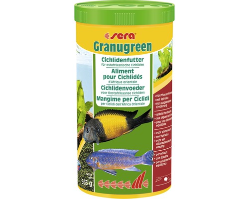 Cichlid food sera Granured Nature 1,000 ml cichlid main food for East African cichlids