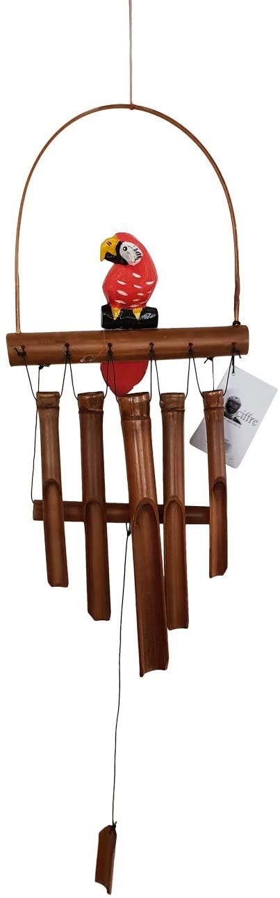 Ciffre Approx. 100 Cm Giant Parrot Bird Wind Chime Garden Balcony Handmade 