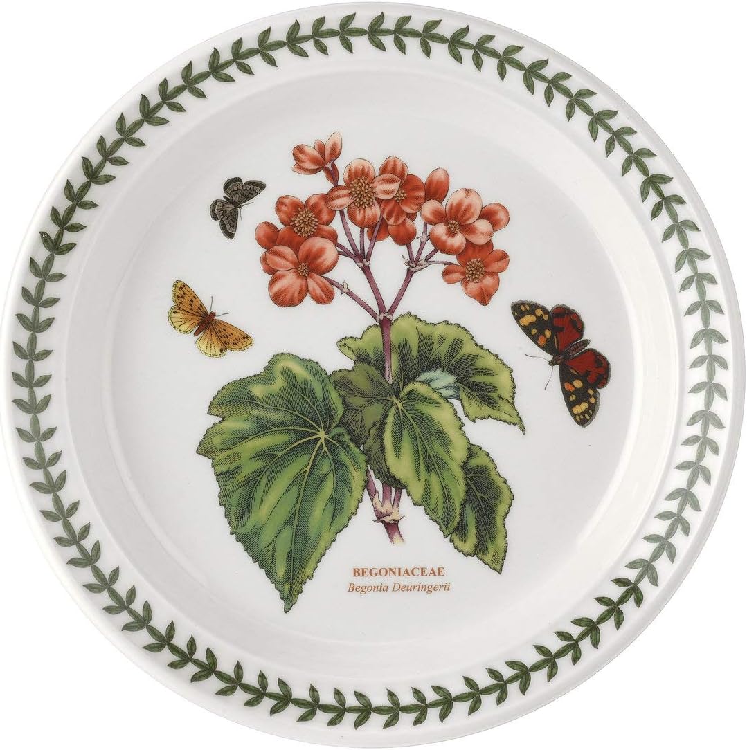 Portmeirion Home & Gifts BGCW05072 Set of 6 Ceramic Salad Plates, 20 cm
