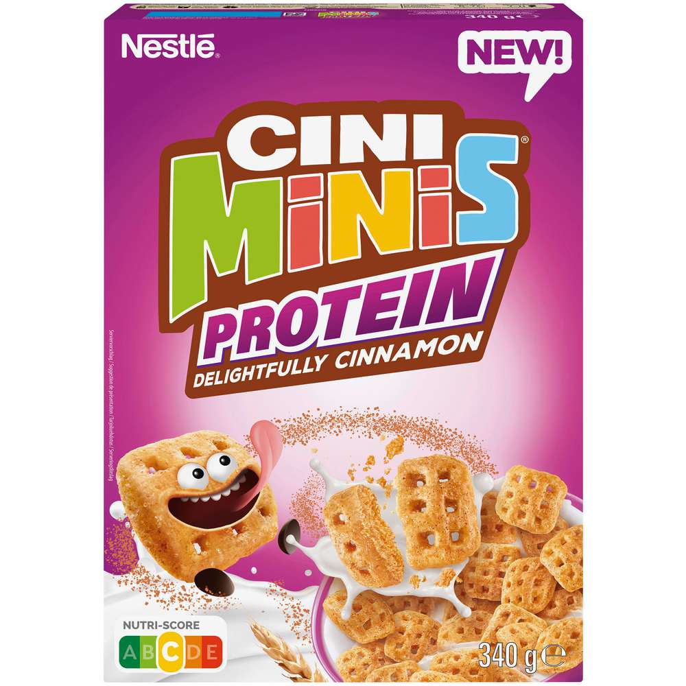 Nestlé Cini Minis Cereal Protein, 340 ml