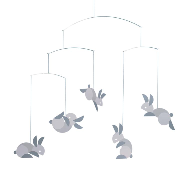 Flensted Mobiles Circular Bunnies Mobile