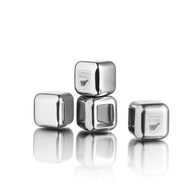 Orrefors City Whiskey Stones 4-Pack