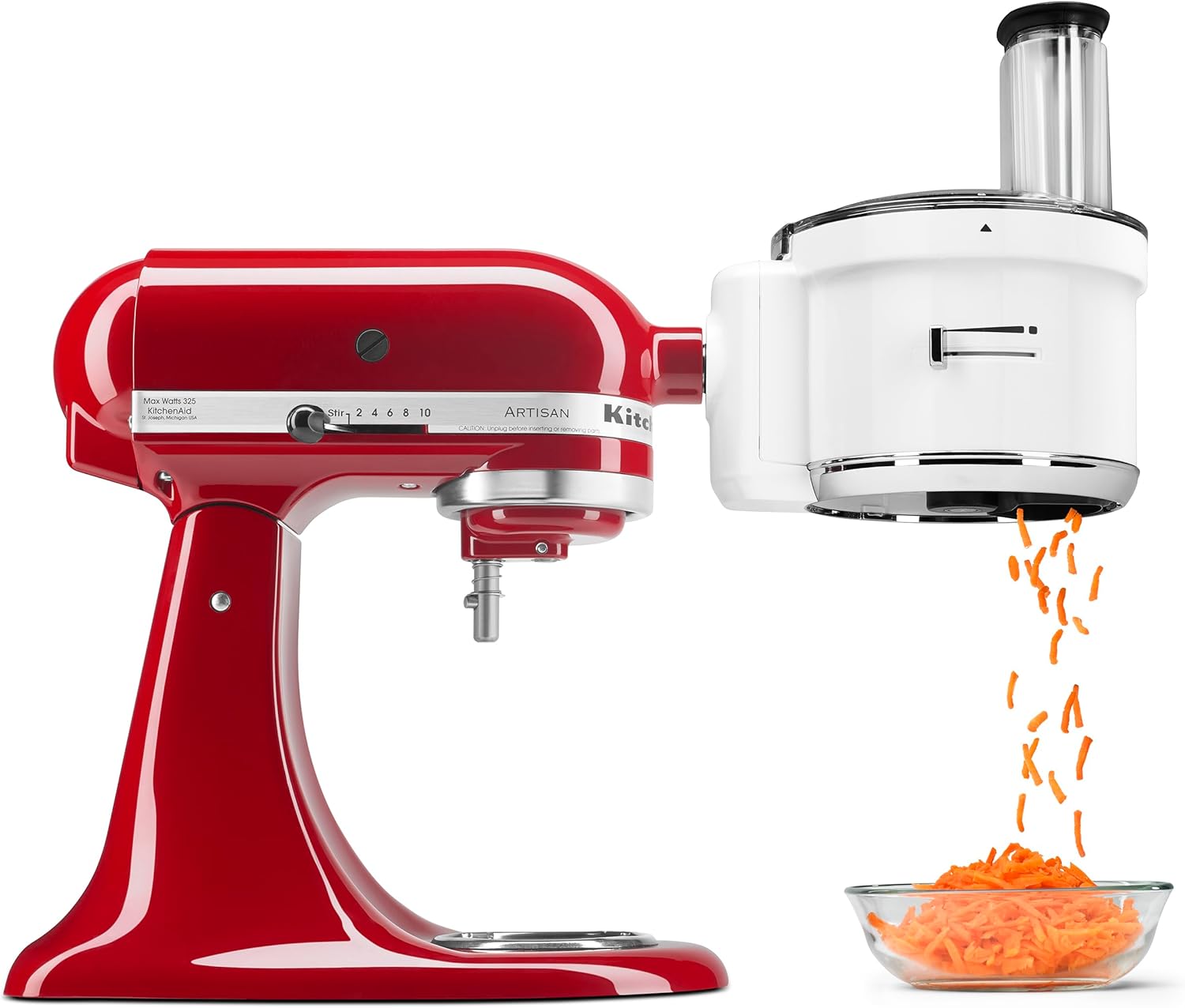 KitchenAid KSM1FPA Food Processor Attachment, White by